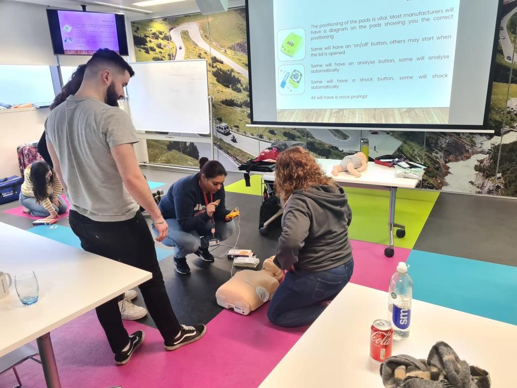 First Aid at Work training in Swansea